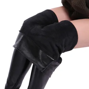 Stretchable Leather Pants For Women