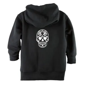 Sugar Skull Front Zipper Baby Hoodie