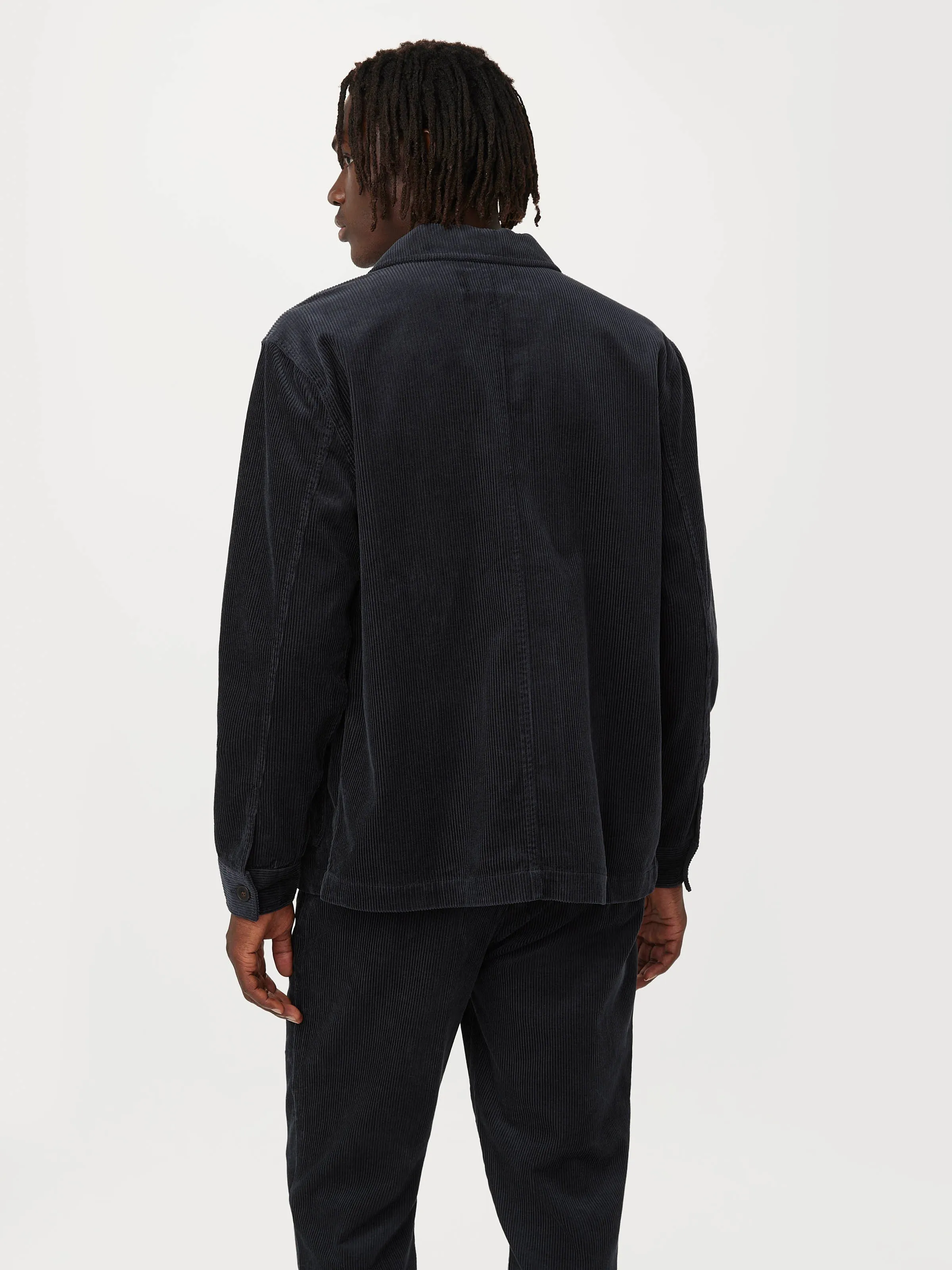 The Corduroy Chore Jacket in Deep Blue