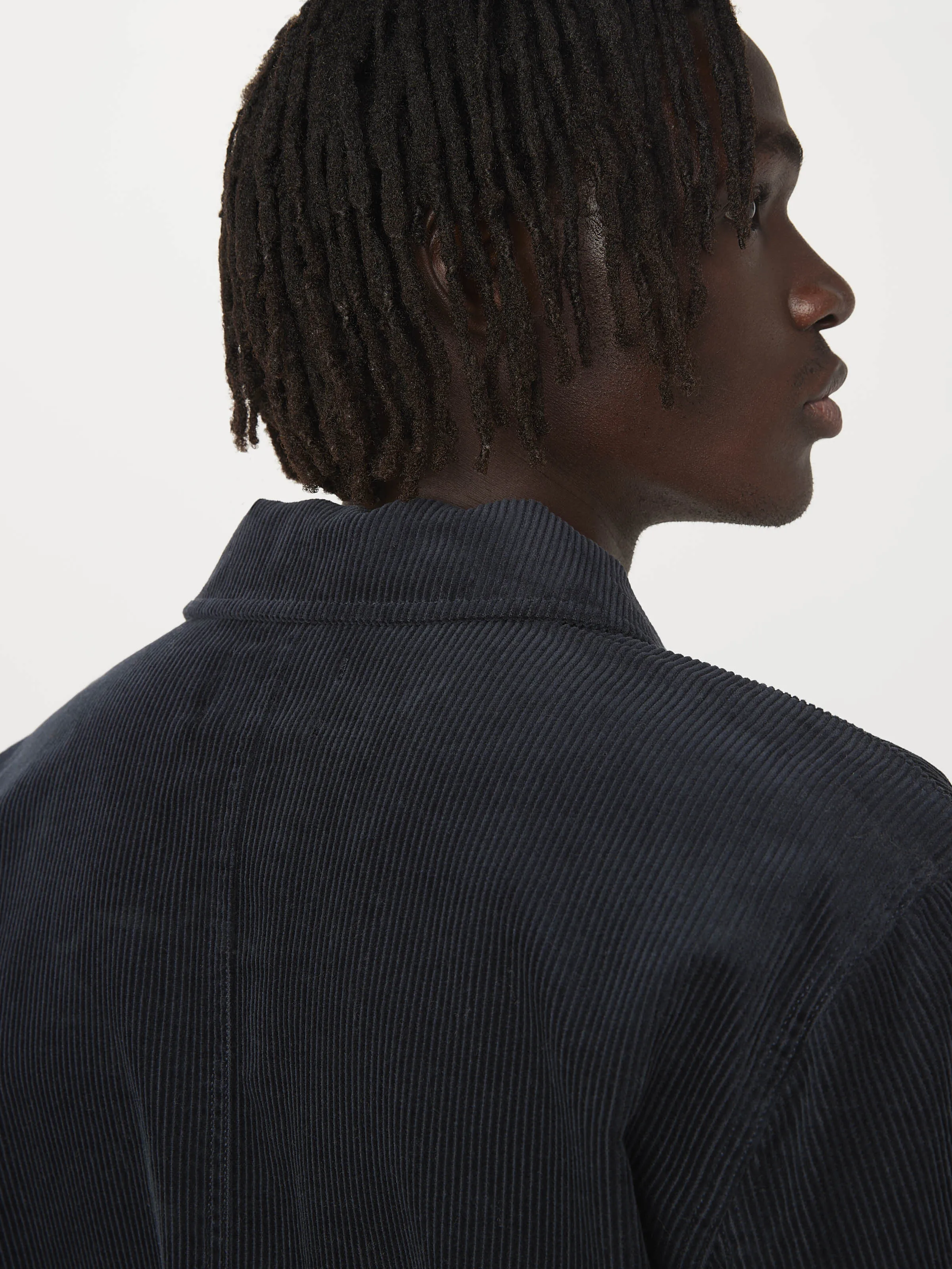 The Corduroy Chore Jacket in Deep Blue