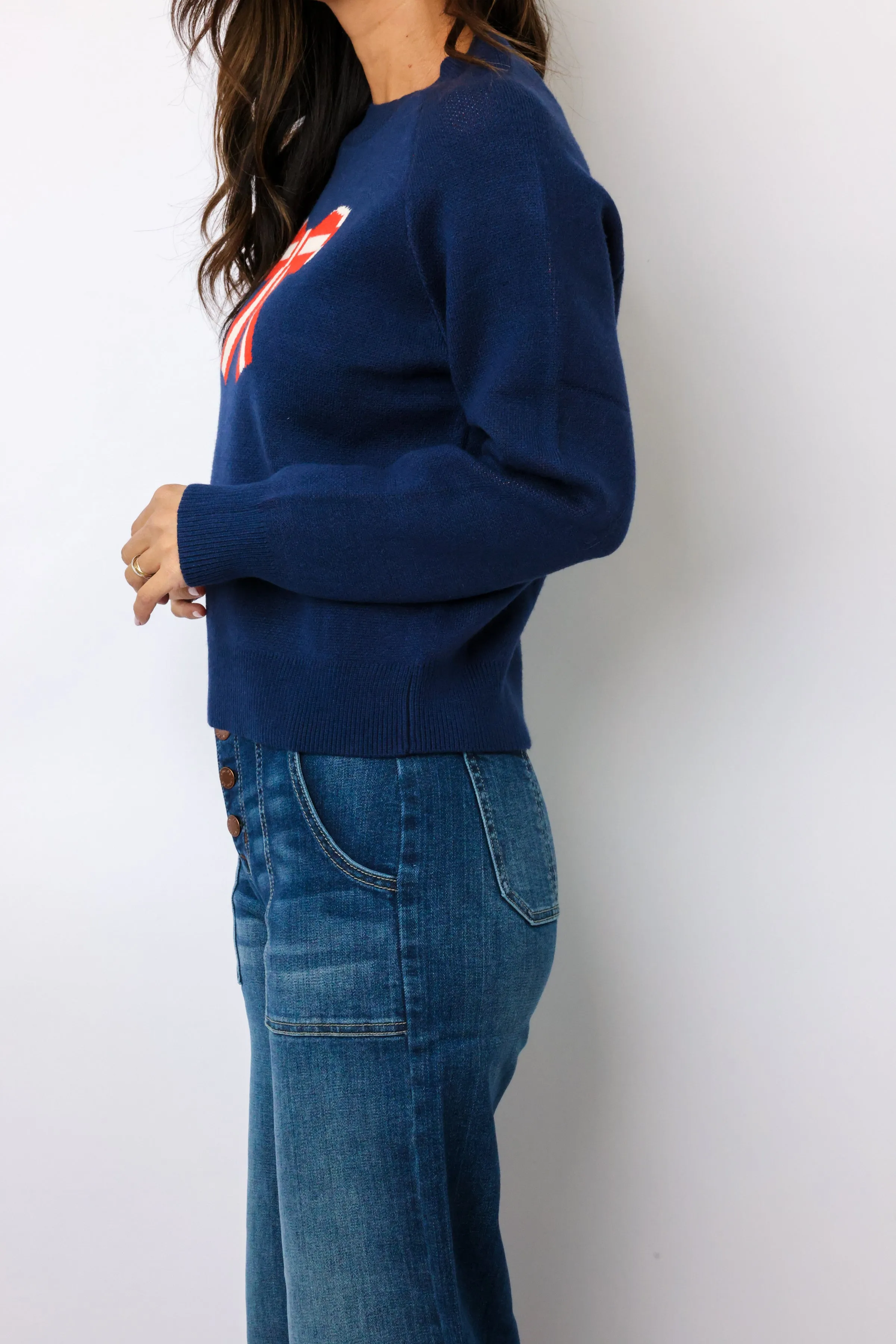 THML Bow Knit Sweater