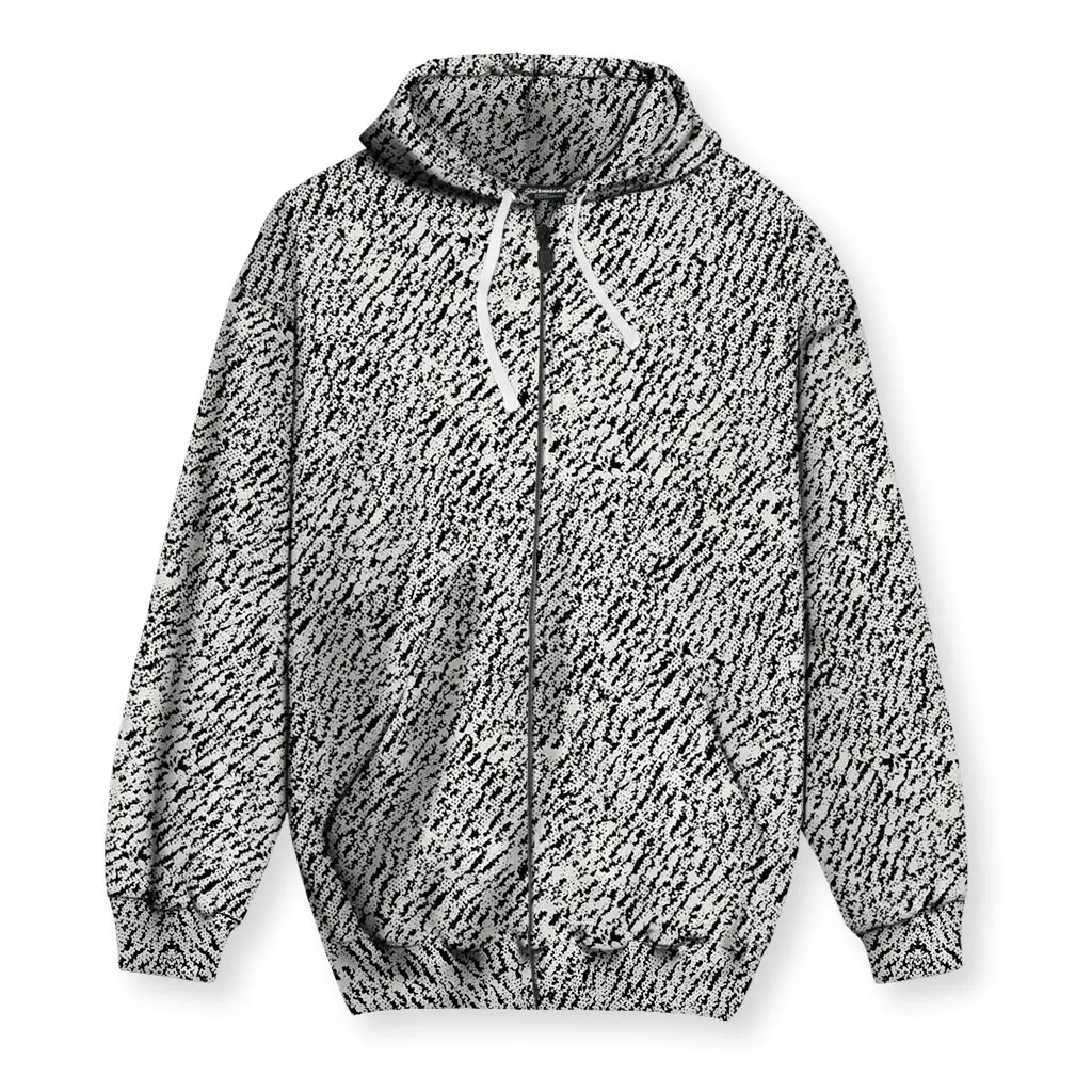 Turtle Dove Men's Zip-Up Hoodie