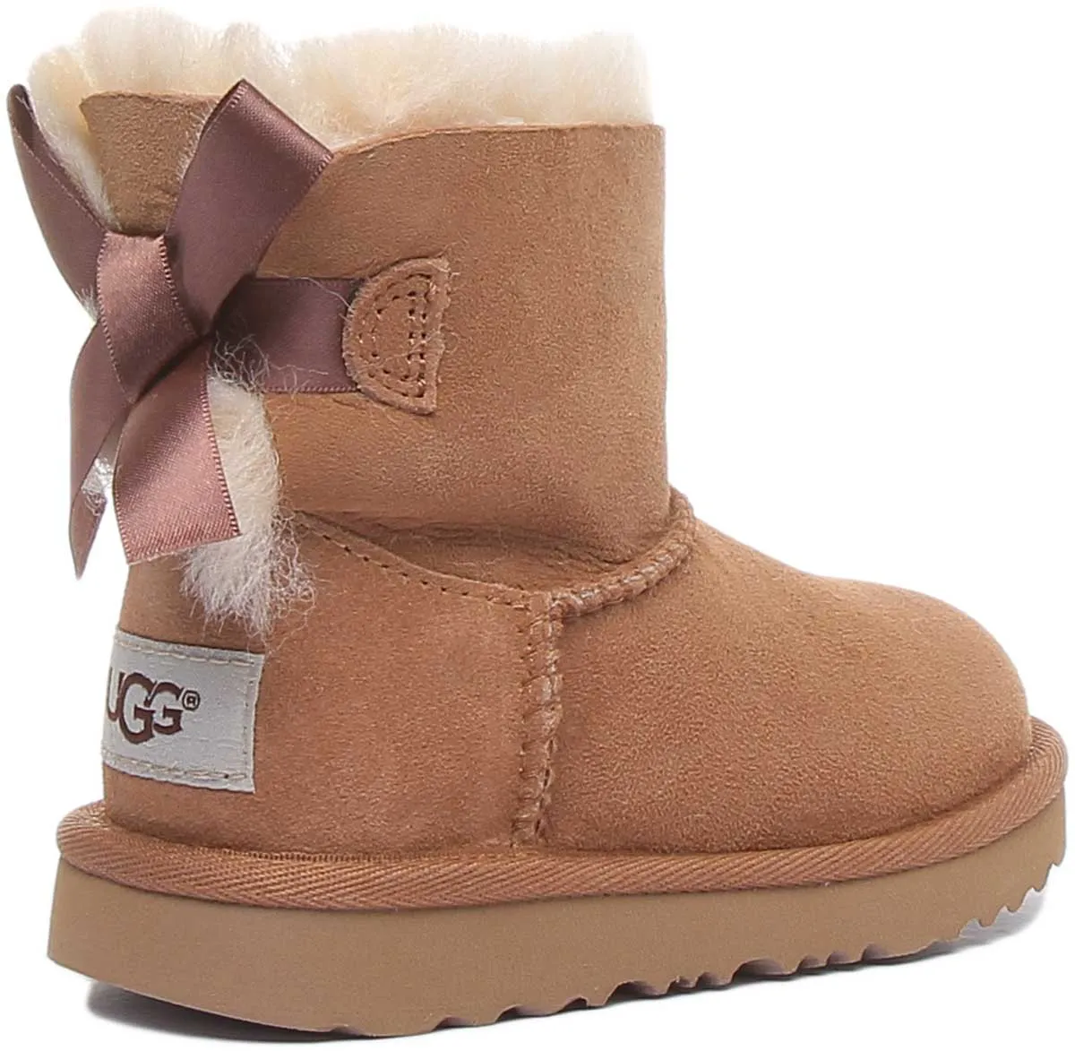 Ugg Australia T Mini Baily Bw In Chestnut For Kids