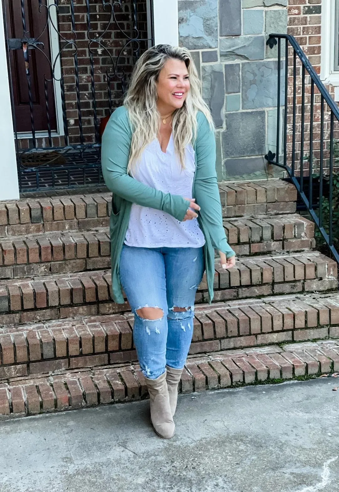 Women’s Blakely Cardigan in Sage