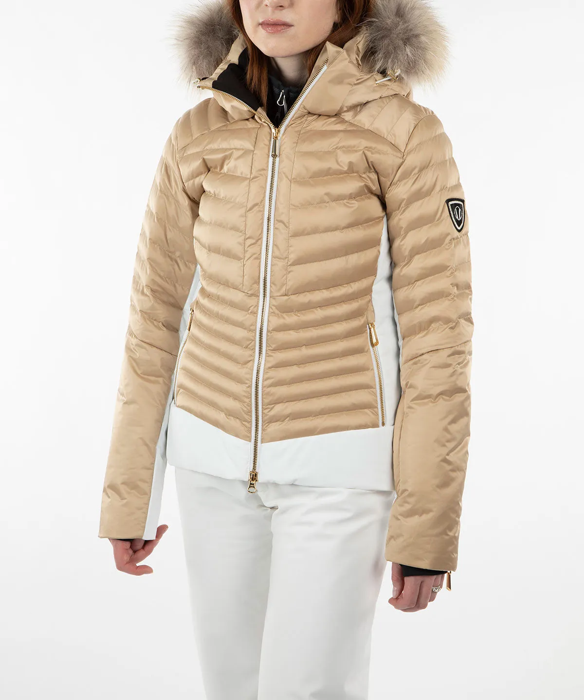 Women's Kendall Waterproof Quilted Jacket with Removable Fur Hood