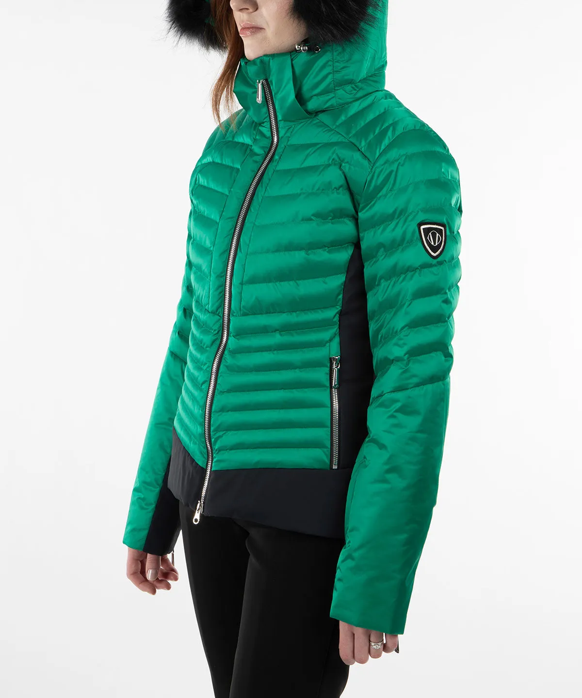 Women's Kendall Waterproof Quilted Jacket with Removable Fur Hood