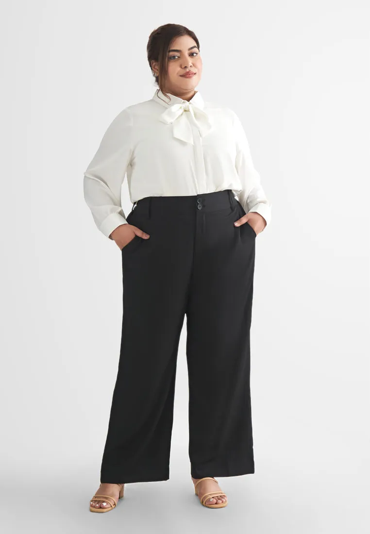 Yuki Korean High Waisted Wide Leg Pants