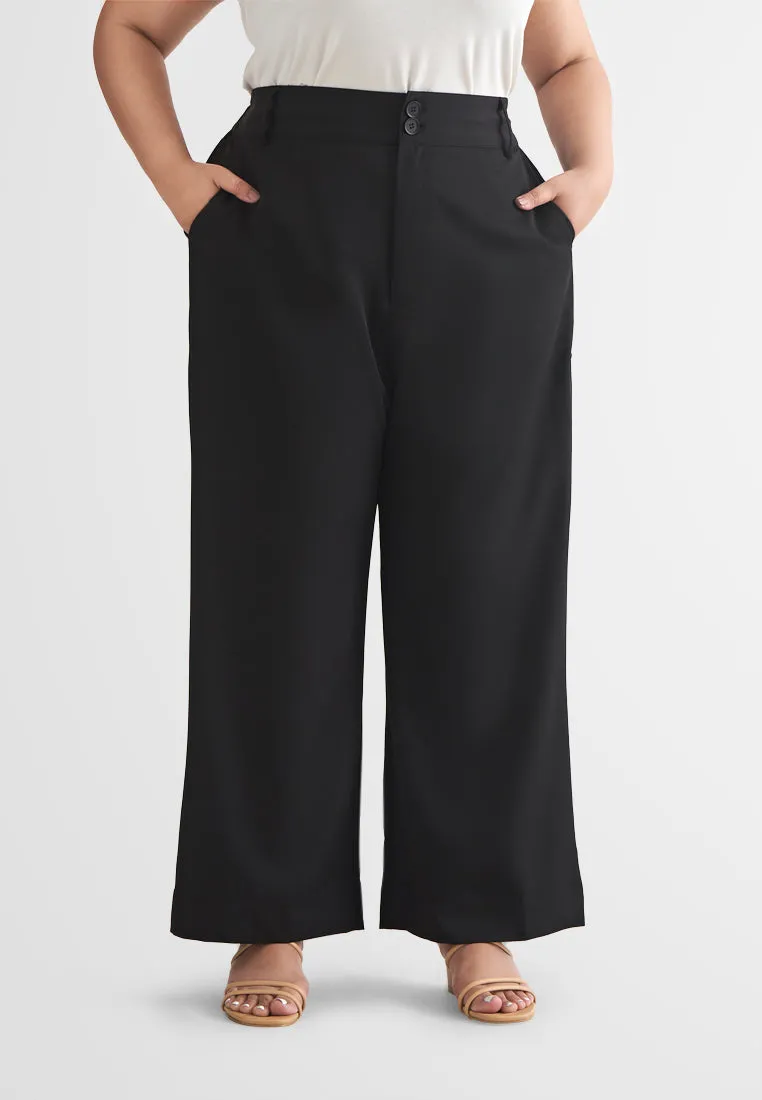 Yuki Korean High Waisted Wide Leg Pants